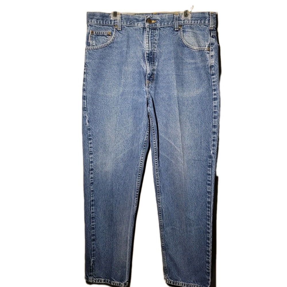 Carhartt‎ Jeans Mens Blue Relaxed Fit Medium Wash Denim Work USA 40x32